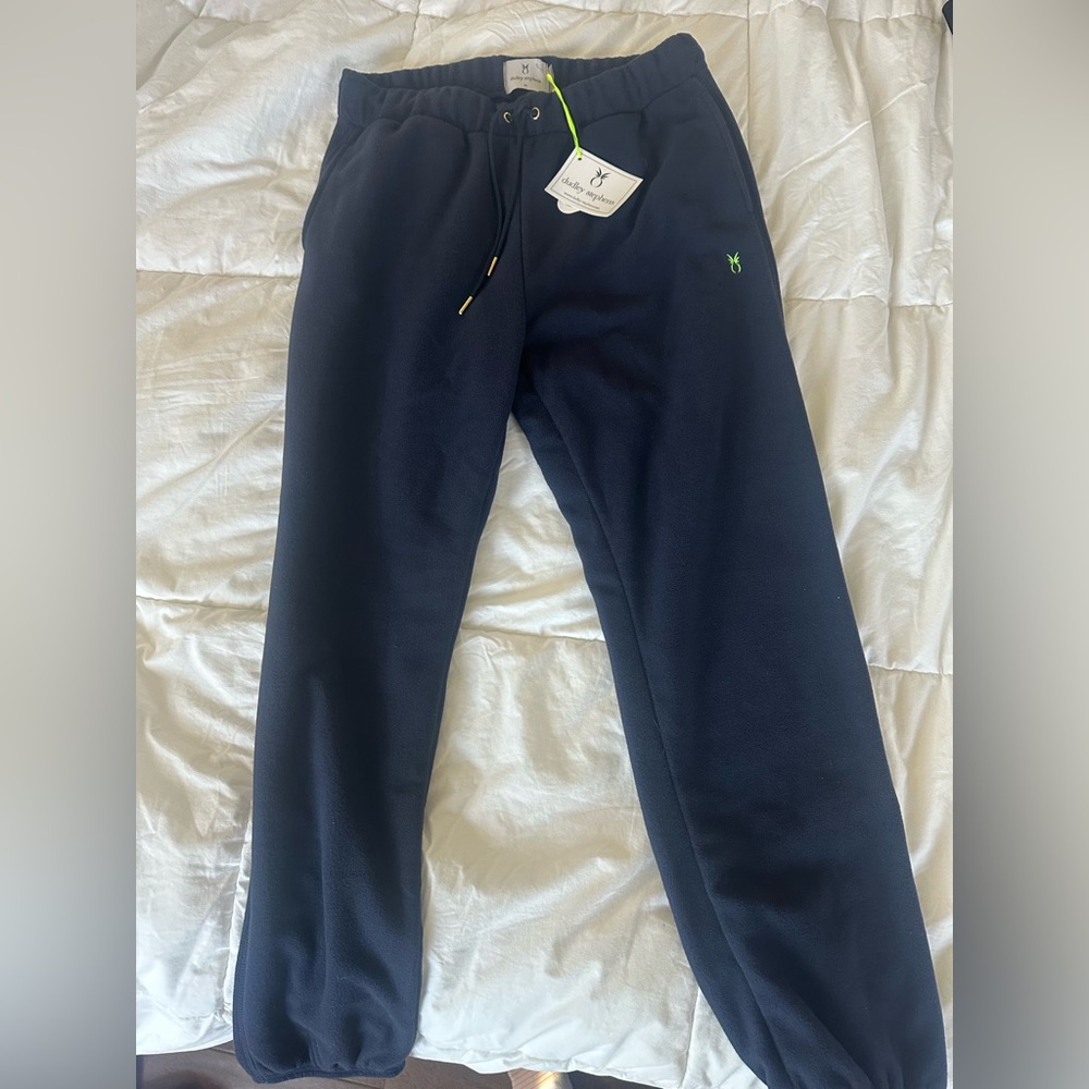 Dudley Stephens NWT Twilight Joggers in Vello Fleece (Navy)